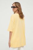 Бавовняна футболка Billabong колір жовтий