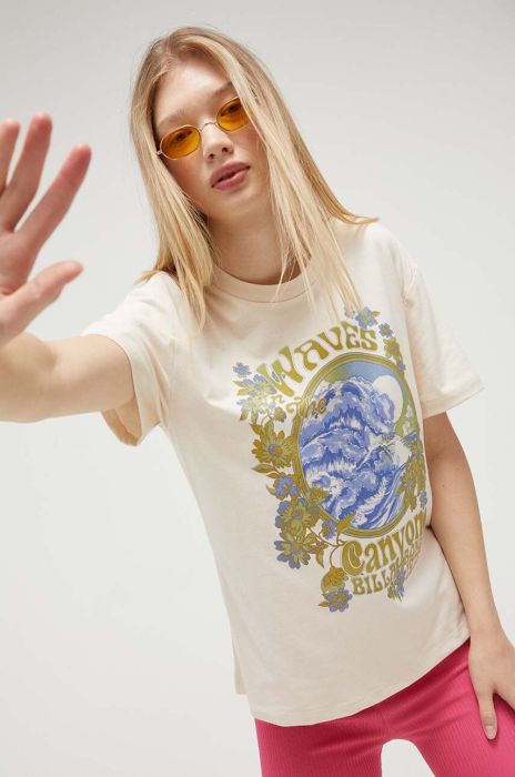 Футболка Billabong жіноча колір бежевий