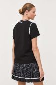 Бавовняна футболка Karl Lagerfeld колір чорний (3349165)