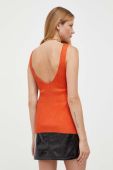 Топ Patrizia Pepe жіночий колір помаранчевий (3474968)