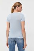 Футболка Patrizia Pepe жіноча колір блакитний