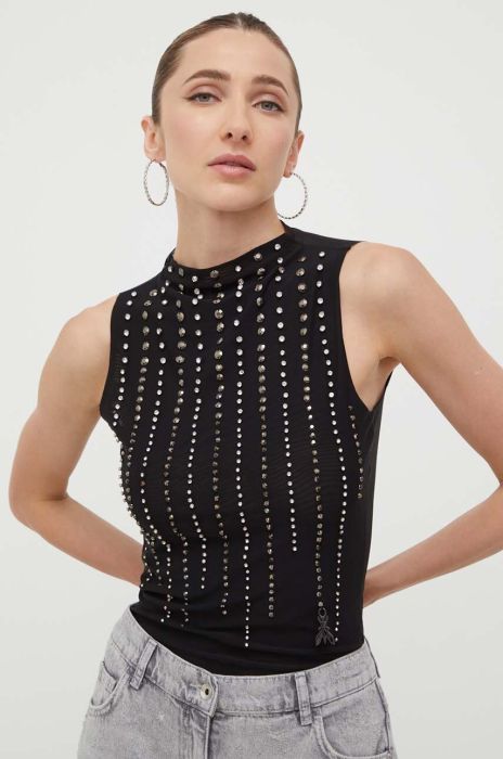 Топ Patrizia Pepe жіночий колір чорний (3384302)