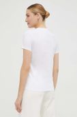 Бавовняна футболка Elisabetta Franchi колір білий (3501657)