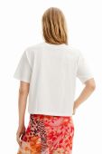 Бавовняна футболка Desigual колір білий (3349242)
