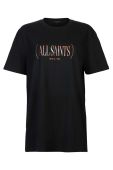 Бавовняна футболка AllSaints Logo Boyfriend колір чорний