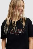 Бавовняна футболка AllSaints Logo Boyfriend колір чорний