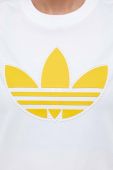 Бавовняна футболка adidas Originals колір бежевий (3360607)