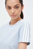 Футболка adidas жіноча колір блакитний