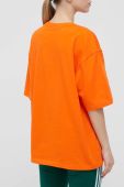 Бавовняна футболка adidas Originals колір помаранчевий (3306346)