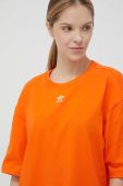 Бавовняна футболка adidas Originals колір помаранчевий (3306346)