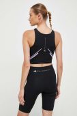 Топ для бігу adidas by Stella McCartney TruePace колір чорний