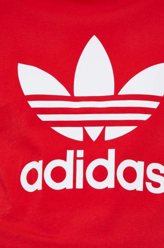 Бавовняна футболка adidas Originals колір червоний фото 5