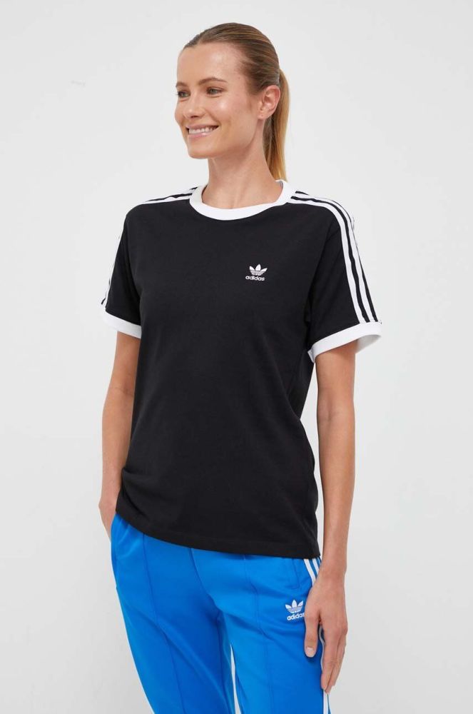 Бавовняна футболка adidas Originals колір чорний (3493778)