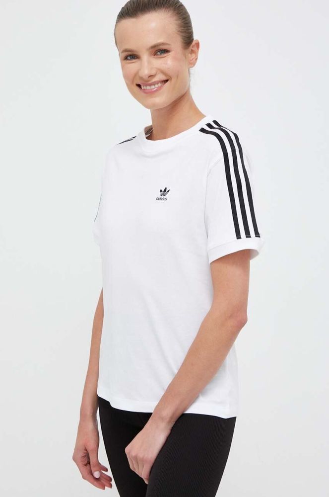 Бавовняна футболка adidas Originals колір білий (3352042)