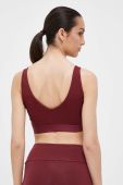 Спортивний бюстгальтер adidas колір бордовий
