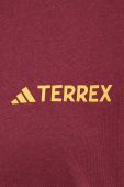 Футболка adidas TERREX Graphic Altitude жіноча колір бордовий