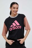 Бавовняна футболка adidas колір чорний (3320080)