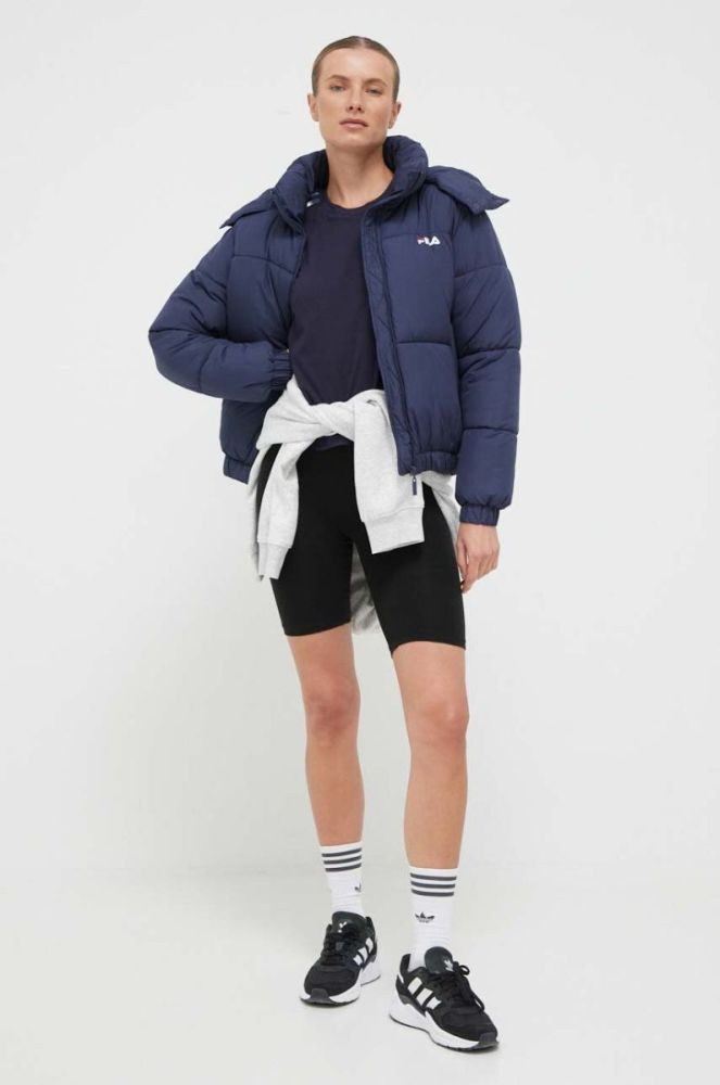 Бавовняна футболка adidas колір синій (3508418) фото 2