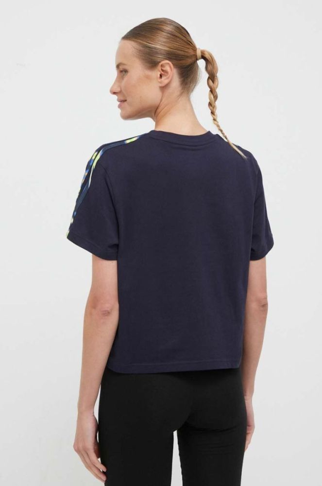 Бавовняна футболка adidas колір синій (3508418) фото 3