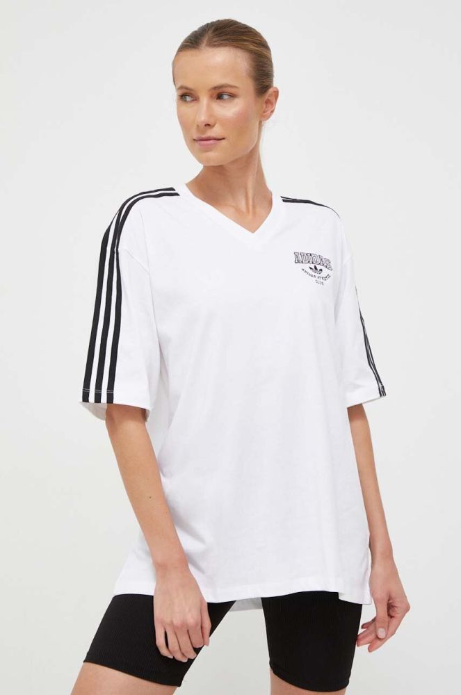 Бавовняна футболка adidas Originals колір білий (3395315)