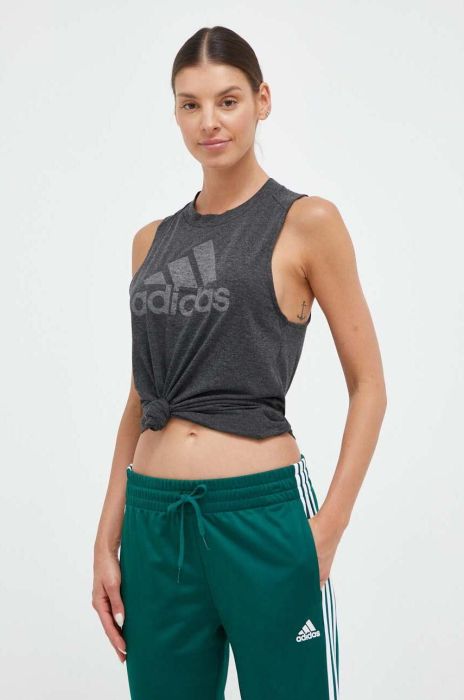 Топ adidas жіночий колір сірий (3366967)