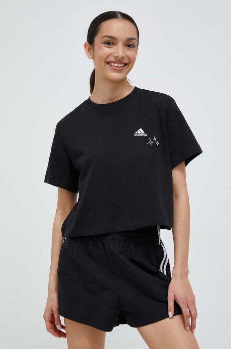 Бавовняна футболка adidas колір чорний (3320086)