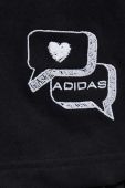 Бавовняна футболка adidas колір чорний (3320086)