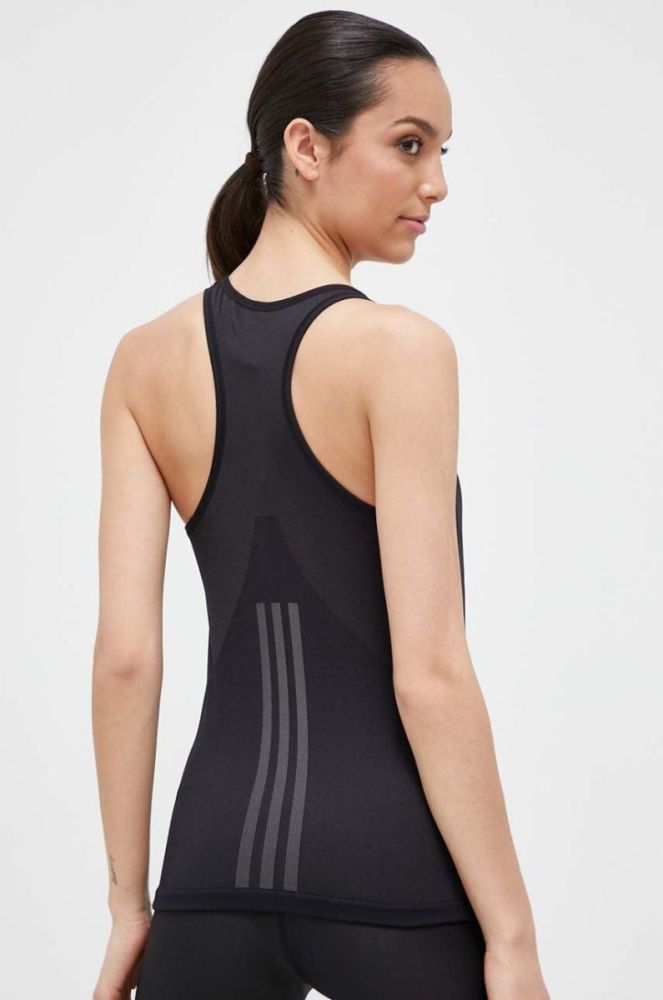 Топ для тренувань adidas Performance колір чорний (3322627) фото 3