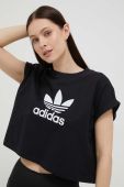 Бавовняна футболка adidas Originals колір чорний (3288291)