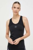 Топ для тренувань adidas by Stella McCartney TruePurpose колір чорний Топ для тренувань adidas by Stella McCartney TruePurpose колір чорний