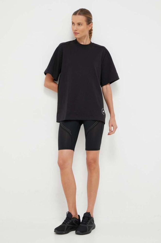 Футболка adidas by Stella McCartney жіночий колір чорний (3490610) фото 2