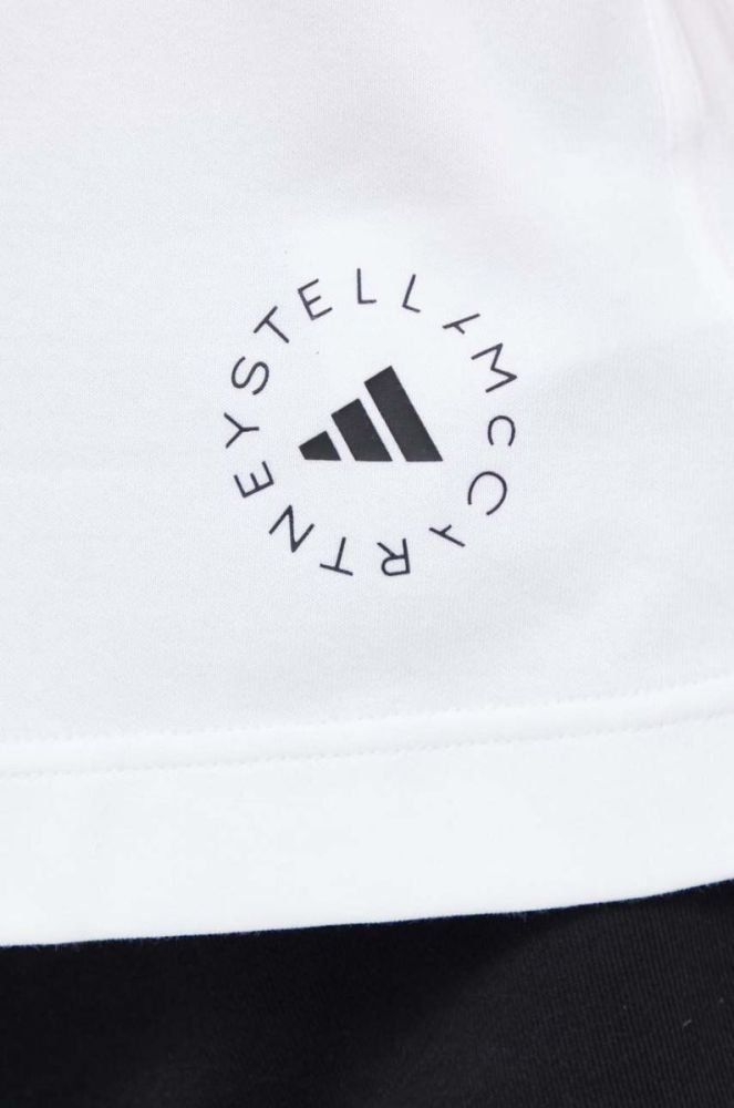 Топ adidas by Stella McCartney жіночий колір білий фото 4