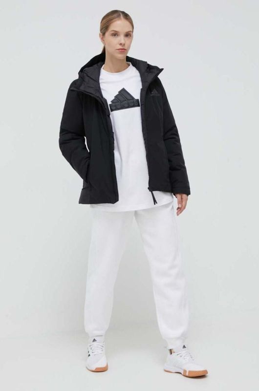 Бавовняна футболка adidas колір білий (3303293) фото 2