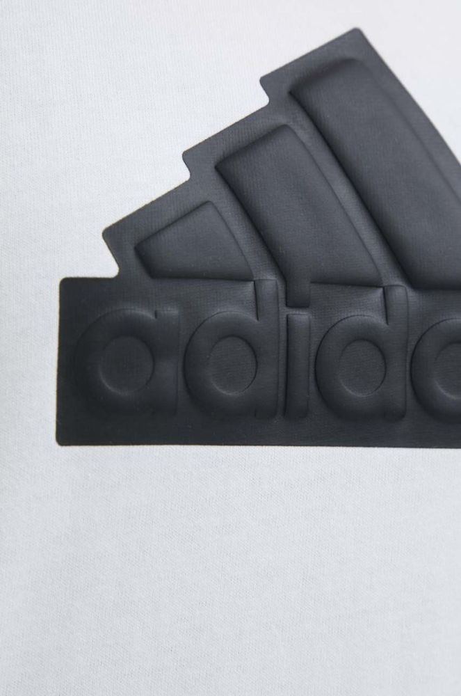 Бавовняна футболка adidas колір білий (3303293) фото 5