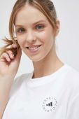 Футболка adidas by Stella McCartney жіноча колір білий