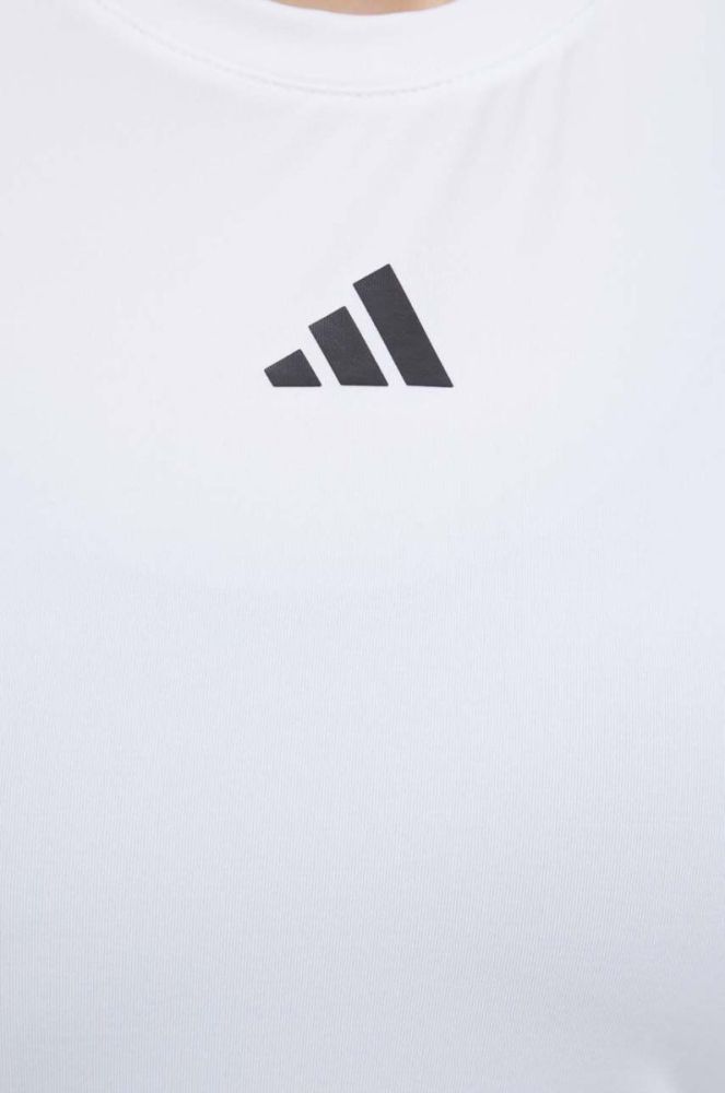 Топ для тренувань adidas Performance Train Essentials колір білий фото 4