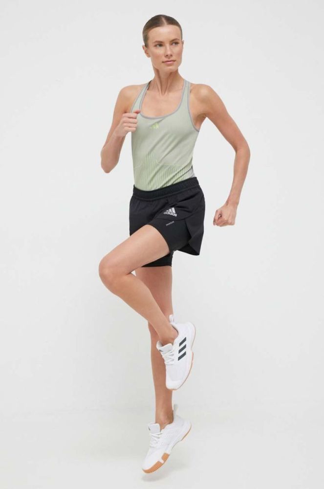 Топ для тренувань adidas Performance колір зелений фото 2
