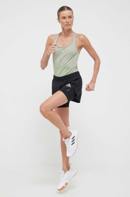 Топ для тренувань adidas Performance колір зелений фото 2