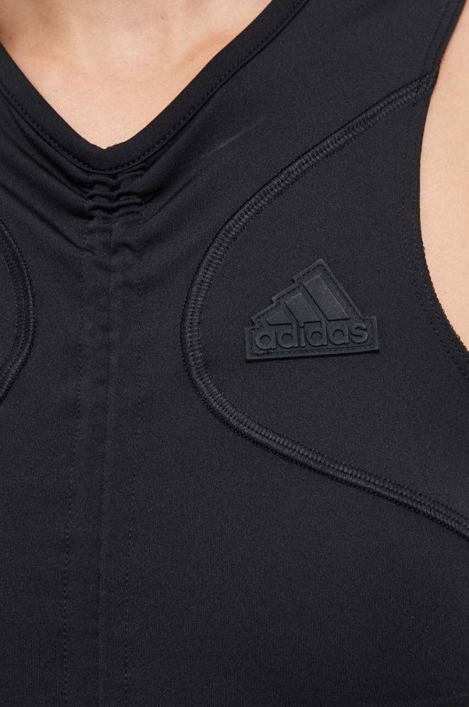 Топ adidas жіночий колір чорний (3529617) фото 6
