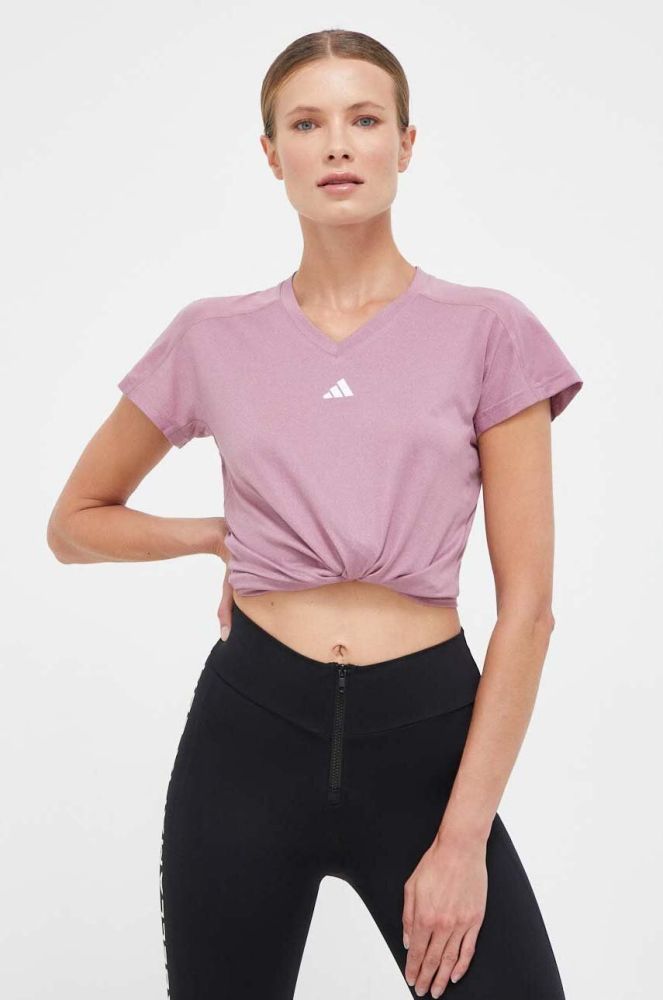 Тренувальна футболка adidas Performance Training Essentials колір рожевий