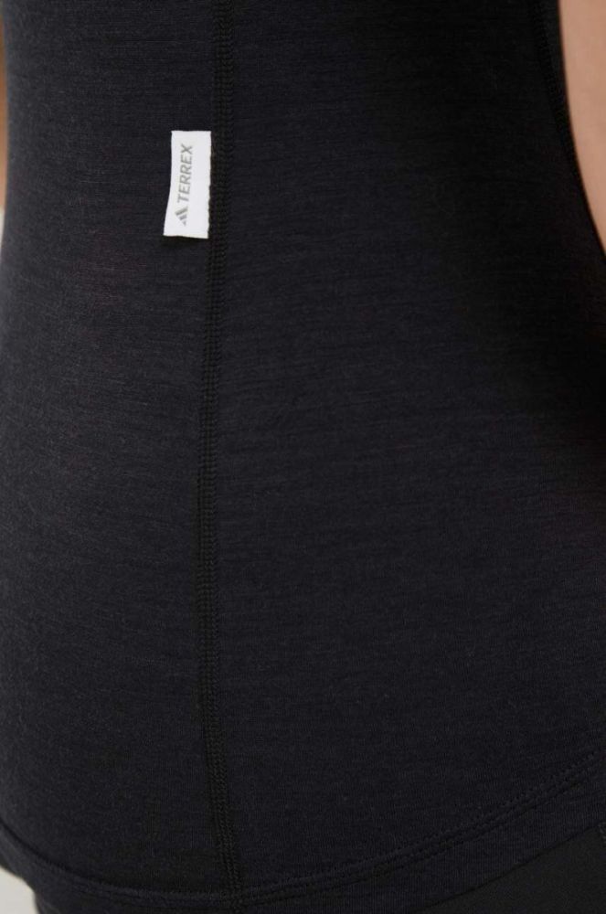 Функціональна футболка adidas TERREX Xperior Merino 150 колір чорний (3502499) фото 5