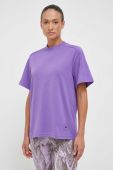 Футболка adidas by Stella McCartney жіночий колір фіолетовий