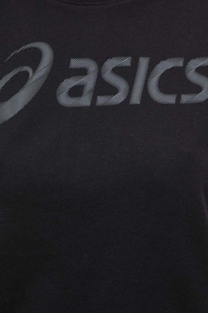Футболка Asics жіночий колір чорний фото 5