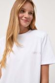 Бавовняна футболка Rotate колір білий (3388887)