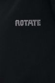 Бавовняна футболка Rotate колір чорний