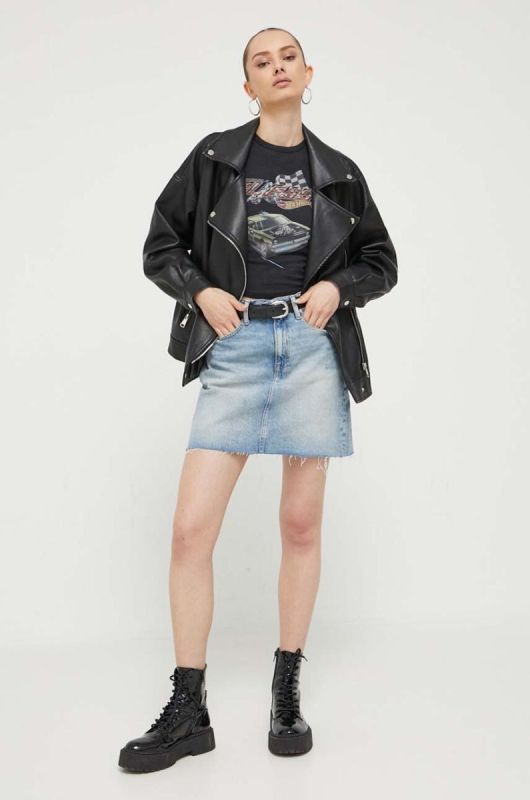 Футболка Guess Originals жіноча колір чорний (3366993) фото 2