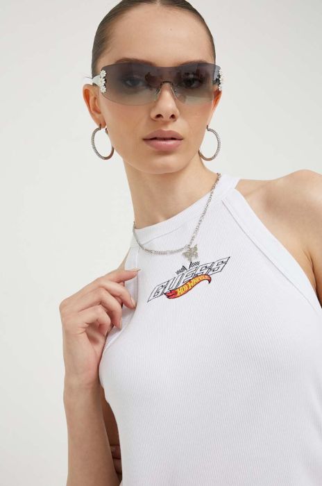 Топ Guess Originals жіночий колір білий (3366997)