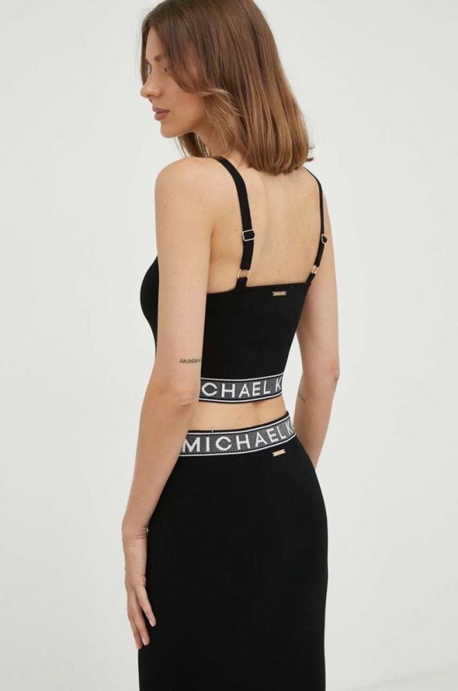 Топ MICHAEL Michael Kors жіночий колір чорний (3426377) фото 3