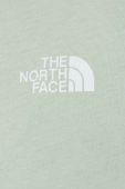 Бавовняна футболка The North Face колір зелений (3398375)