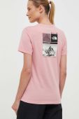 Футболка The North Face жіноча колір рожевий